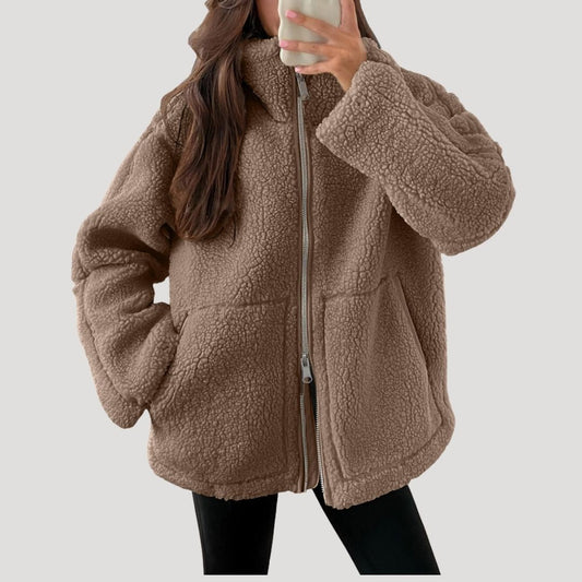 Women's Teddy Jacket | Fleece | Warm, Soft & Oversized Comfort
